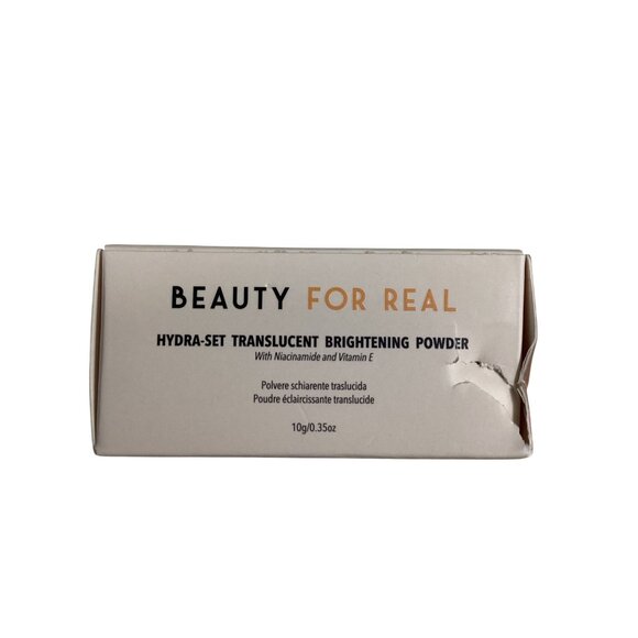 Beauty For Real Hydra-Set Translucent Brightening Powder Vegan Makeup 10g/0.35oz - Picture 5 of 5